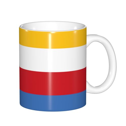 Tasse mit Farbwechsel, Motiv: Flagge der Komoren, wärmeempfindlich, thermochromische Magie, perfekt für Camping, Picknick, drinnen und draußen Tasse mit Farbwechsel, Motiv: Flagge der Komoren, wärmeempfindlich, thermochromische Magie, perfekt für Camping, Picknick, drinnen und draußen von SamLng