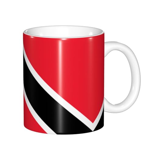 Tasse mit Flagge von Trinidad und Tobago, farbwechselnde Tassen, hitzeempfindlich, thermochrome Magie, perfekt für Camping, Picknick, drinnen und draußen Tasse mit Flagge von Trinidad und Tobago, farbwechselnde Tassen, hitzeempfindlich, thermochrome Magie, perfekt für Camping, Picknick, drinnen und draußen von SamLng