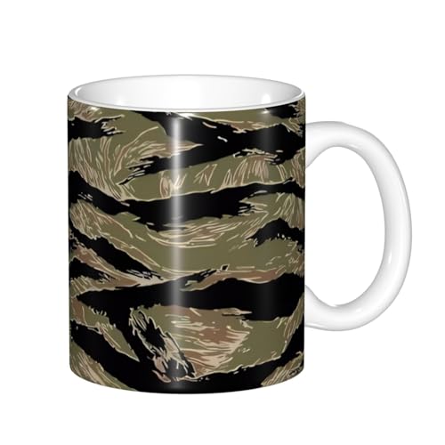 Tiger Stripe Camo Farbwechsel-Tassen – wärmeempfindliche thermochrome Magie – perfekt für Camping, Picknick, drinnen und draußen Tiger Stripe Camo Farbwechsel-Tassen – wärmeempfindliche thermochrome Magie – perfekt für Camping, Picknick, drinnen und draußen von SamLng