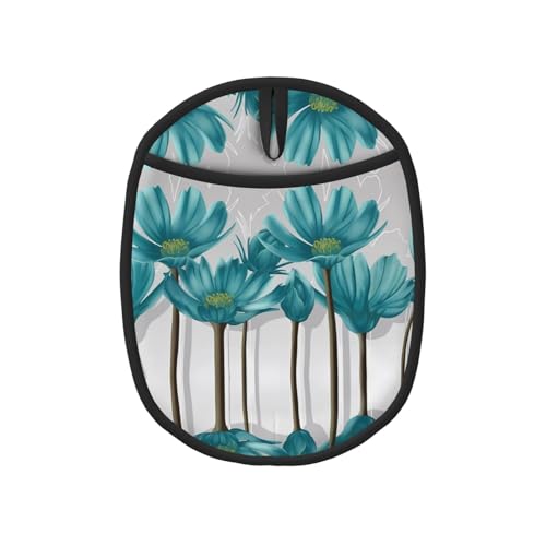 Topflappen-Sets mit Blumenmuster, Küchenhandschuhe und hitzebeständige Küchenofen-Pads – Mikrowellen-Silikon-Topfmatte, Fäustling Topflappen-Sets mit Blumenmuster, Küchenhandschuhe und hitzebeständige Küchenofen-Pads – Mikrowellen-Silikon-Topfmatte, Fäustling von SamLng
