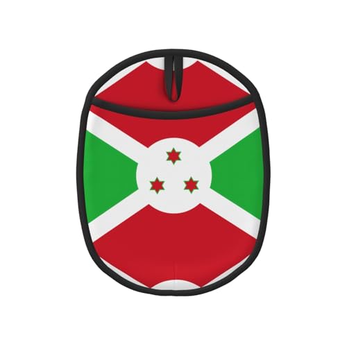 Topflappen-Sets mit Flagge von Burundi, Küchenhandschuhe und hitzebeständige Küchenofen-Pads – Mikrowellen-Silikon-Topfmatte Topflappen-Sets mit Flagge von Burundi, Küchenhandschuhe und hitzebeständige Küchenofen-Pads – Mikrowellen-Silikon-Topfmatte von SamLng