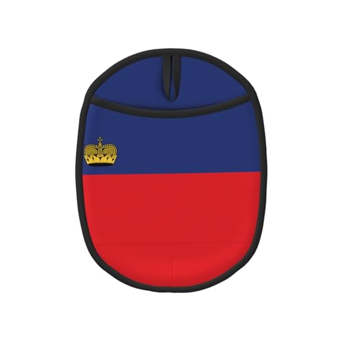 Topflappen-Sets mit Flagge von Liechtenstein – Küchenhandschuhe und hitzebeständige Küchenofen-Pads – Mikrowellen-Silikon-Topfmatte Fäustling von SamLng