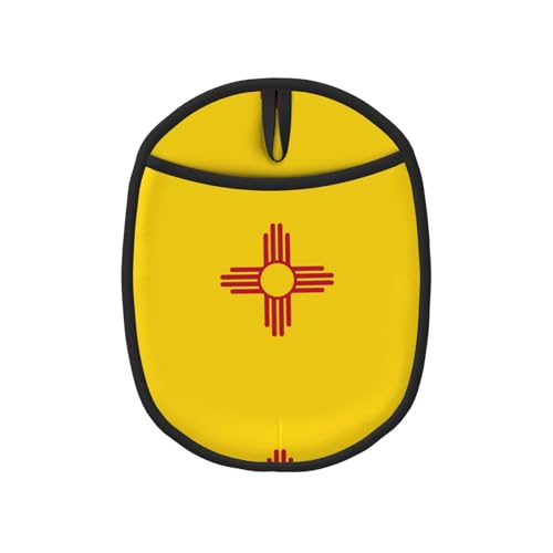 Topflappen-Sets mit Flagge von New Mexico – Küchenhandschuhe und hitzebeständige Küchenofen-Pads – Mikrowellen-Silikon-Topfmatte von SamLng