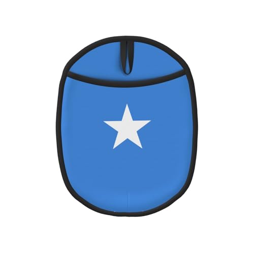 Topflappen-Sets mit Somali-Flagge, Küchenhandschuhe und hitzebeständige Küchenofen-Pads – Mikrowellen-Silikon-Topfmatte von SamLng