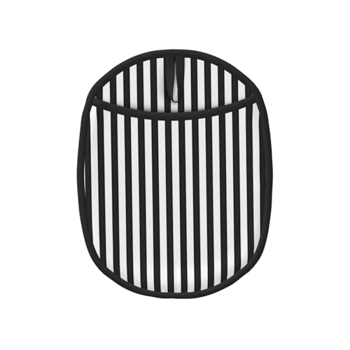 Topflappen-Sets mit schwarz-weißen Streifen – Küchenhandschuhe und hitzebeständige Küchenofen-Pads – Mikrowellen-Silikon-Topfmatte Topflappen-Sets mit schwarz-weißen Streifen – Küchenhandschuhe und hitzebeständige Küchenofen-Pads – Mikrowellen-Silikon-Topfmatte von SamLng