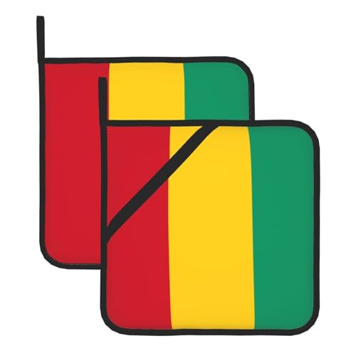 Topflappen mit Flagge von Meerschweinchen – Hitzebeständige Topflappen zum Backen, Grillen, Handhabung zu Hause – praktische Verwendung in der Küche Topflappen mit Flagge von Meerschweinchen – Hitzebeständige Topflappen zum Backen, Grillen, Handhabung zu Hause – praktische Verwendung in der Küche von SamLng