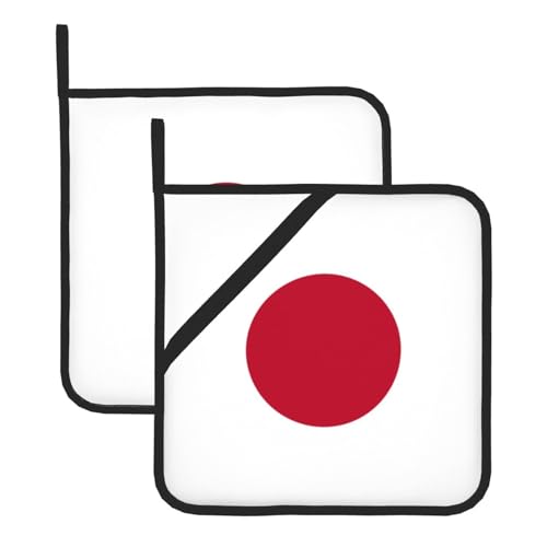 Topflappen mit japanischer Flagge, hitzebeständige Topflappen zum Backen, Grillen, Handhabung zu Hause – praktische Verwendung in der Küche Topflappen mit japanischer Flagge, hitzebeständige Topflappen zum Backen, Grillen, Handhabung zu Hause – praktische Verwendung in der Küche von SamLng