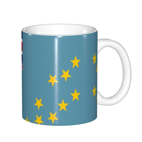 Tuvalu Tasse mit Farbwechsel, wärmeempfindlich, thermochromische Magie, perfekt für Camping, Picknick, drinnen und draußen von SamLng