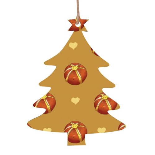 Weihnachtsbaum-Form aus Holz – Butterbrot hängende Dekorationen für Weihnachtsbaum-Party – ideal für Zuhause, Wände, Türen, Fenster Weihnachtsbaum-Form aus Holz – Butterbrot hängende Dekorationen für Weihnachtsbaum-Party – ideal für Zuhause, Wände, Türen, Fenster von SamLng