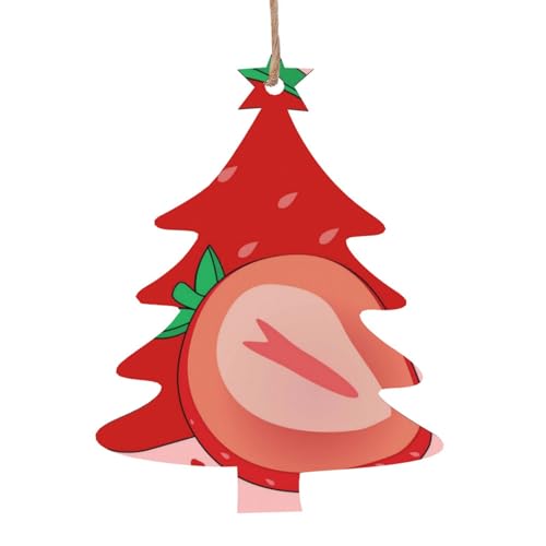 Weihnachtsbaum-Form aus Holz – Cartoon-Erdbeer-Hängedekorationen für Weihnachtsbaum-Party – ideal für Zuhause, Wände, Türen, Fenster Weihnachtsbaum-Form aus Holz – Cartoon-Erdbeer-Hängedekorationen für Weihnachtsbaum-Party – ideal für Zuhause, Wände, Türen, Fenster von SamLng