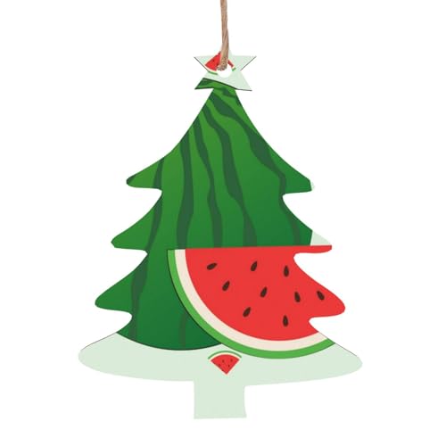Weihnachtsbaum-Form aus Holz – Cartoon-Wassermelonen-Hängedekorationen für Weihnachtsbaum-Party – ideal für Zuhause, Wände, Türen, Fenster Weihnachtsbaum-Form aus Holz – Cartoon-Wassermelonen-Hängedekorationen für Weihnachtsbaum-Party – ideal für Zuhause, Wände, Türen, Fenster von SamLng