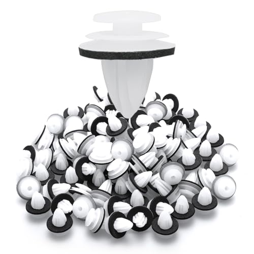 100 Stück Universal Befestigungsclips,Kunststoffniete Auto Befestigung Clips,TüRverkleidung Clips,StoßStange Spreiznieten Karosserie Clips,Klammern Zierleisten Plastikklips mit Schwammig Kissen 100 Stück Universal Befestigungsclips,Kunststoffniete Auto Befestigung Clips,TüRverkleidung Clips,StoßStange Spreiznieten Karosserie Clips,Klammern Zierleisten Plastikklips mit Schwammig Kissen von Samamoca