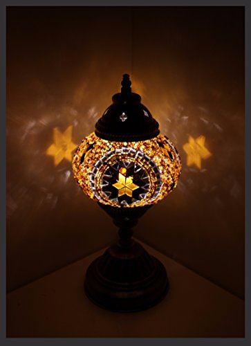 Mosaik lampe Mosaiklampe Mosaik - Tischlampe M Stehlampe orientalische lampe Gold Samarkand-Lights von Samarkand - Lights