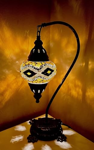 Mosaiklampe Mosaik - Stehlampe M Tischlampe orientalische lampe mosaic lamp GOLD von Samarkand - Lights