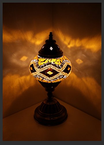 Mosaiklampe Mosaik - Tischlampe M Stehlampe orientalische lampe Gold Samarkand-Lights von Samarkand - Lights