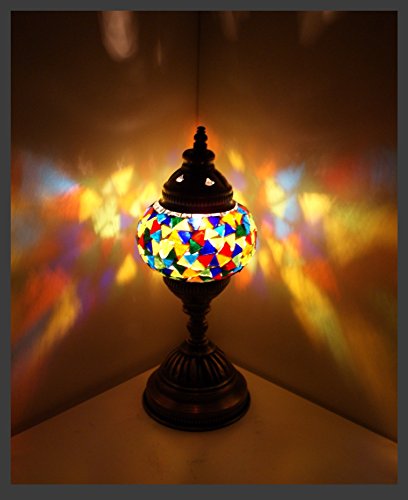 Mosaiklampe Mosaik - Tischlampe S Stehlampe orientalische Mosaiklampen BUNT-MIX Samarkand-Lights von Samarkand - Lights