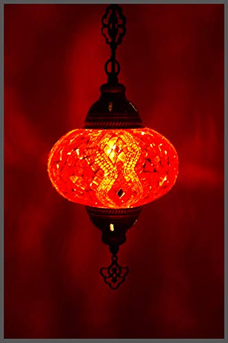 Samarkand - Lights Mosaiklampe Mosaik - Hängeleuchte L orientalische lampe Deckenlampe Rot von Samarkand - Lights