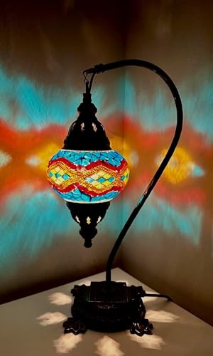 Samarkand - Lights Mosaiklampe Mosaik - Stehlampe M Tischlampe orientalische lampe mosaic lamp BUNT-MIX von Samarkand - Lights
