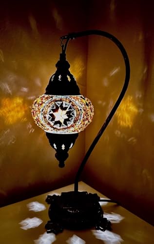 Samarkand - Lights Mosaiklampe Mosaik - Stehlampe M Tischlampe orientalische lampe mosaic lamp GOLD-STERN von Samarkand - Lights