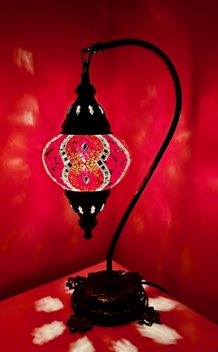 Samarkand - Lights Mosaiklampe Mosaik - Stehlampe M Tischlampe orientalische lampe mosaic lamp ROT von Samarkand - Lights