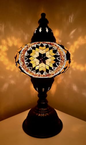 Samarkand - Lights Mosaiklampe Mosaik - Tischlampe L Stehlampe orientalische mosaiklampen GOLD - STERN von Samarkand - Lights