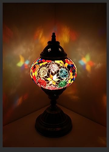Samarkand - Lights Mosaiklampe Mosaik - Tischlampe M Stehlampe orientalische türkische marokkanische lampe BUNT - STERN von Samarkand - Lights