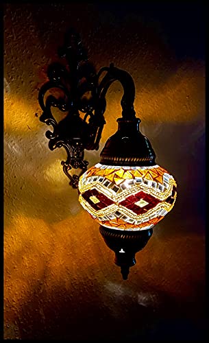 Samarkand - Lights Wandleuchte Mosaiklampe Mosaik Wand Lampe Orientalische Lampe Wandlampe M von Samarkand - Lights