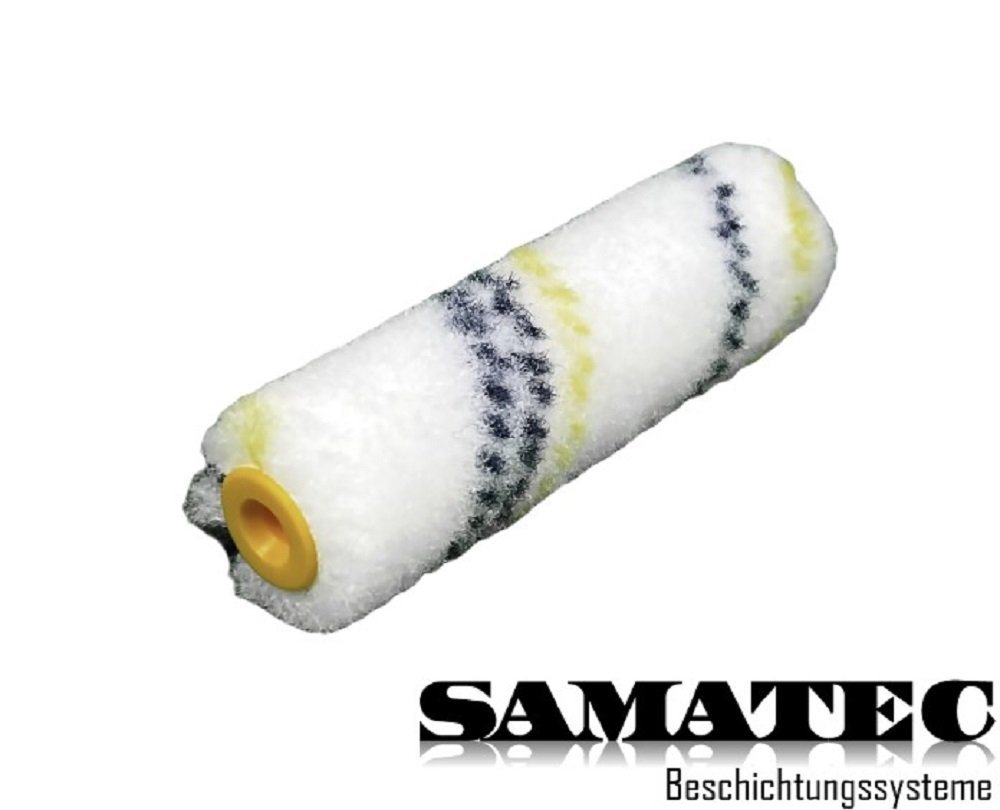 Samatec Farbwalze Beschichtungsrolle Polyamidrolle Farbwalze, fusselfrei, abriebfest, lösemittelfest, extrem saugfähig von Samatec