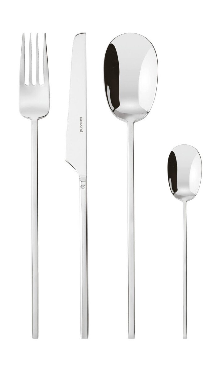 Besteck-Set 24-tlg. 100 Mirror Stahl von Sambonet