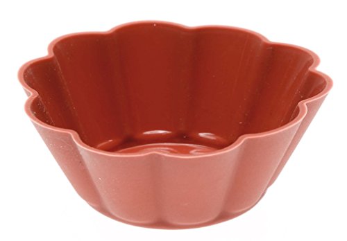 Rosenthal - Sambonet - 6 Cupcakeformen, Muffinformen - Silikon - Rot - Pudding - Ã˜8xH3cm von Sambonet