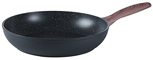 Sambonet 51034-28 Kochtopf, rund, Wok/Stir-Fry Brot, Schwarz, Aluminium, 3 l von Sambonet