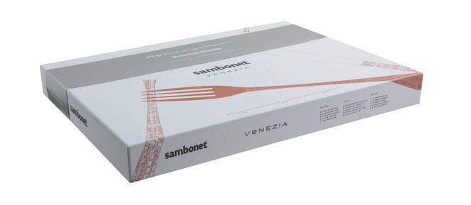 Sambonet Besteck 30tlg. Vollheft Venezia Edelstahl/PVD Kupfer von Sambonet