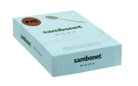 Sambonet Espressolöffel 6 St. Rock Edelstahl/PVD Kupfer von Sambonet