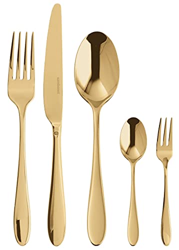 Sambonet Velvet Besteck 30tlg. Vh., Edelstahl/PVD Gold - 52712GN1 [SP] UVP: 590,50" von Sambonet