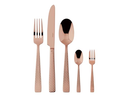 [W2404] Cortina Besteck 30tlg. Vh., Edelstahl/PVD Kupfer - 52722CN1 [SP]"UVP: 525,00" von Sambonet