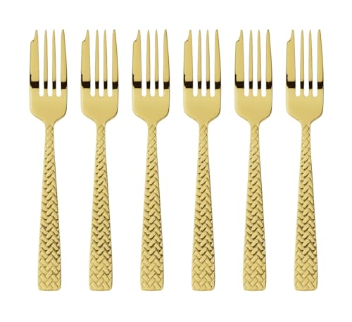 [W2404] Cortina Set 6 Kuchengabeln, Edelstahl/PVD Gold - 52722GA5 [SP]"UVP: 99,90" von Sambonet