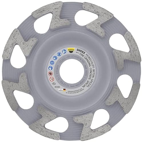 Samedia Diamantschleifteller SHOXX Z F5 verschiedene Ausführungen (125 mm Durchmesser/ 22,23 Bohrung) von Samedia