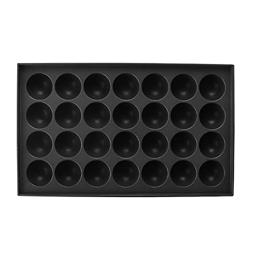 SameeHome Takoyaki-Platte mit 28 Löchern, 4 cm, antihaftbeschichtet, für das Kochen zu Hause, Takoyaki Takoyaki-Platte, nur Takoyaki-Aluminiumplatten von SameeHome