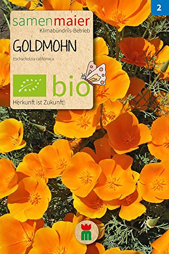 Samen Maier 845 Goldmohn orange (Bio-Goldmohnsamen) von Samen Maier