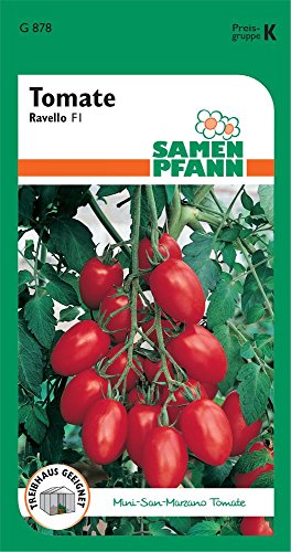 Samen Pfann G878 Tomate Mini-San Marzano Ravello (Tomatensamen) von Samen Pfann