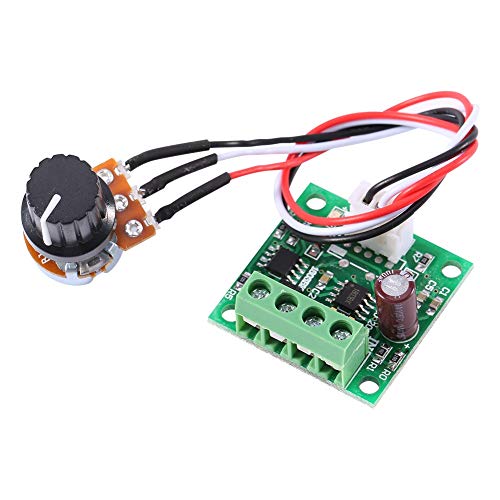 Low Voltage Motor Controller- Samfox Drehzahlregler - DC Motor Speed Controller DC 1.8V bis 15V Low Voltage Regulator 2A Mini PWM-Steuermodul von Samfox