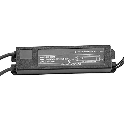 HB-C02TE 3KV 30mA Netzteil for Glas Neon Sign Elektronische Neonlicht Bier Zeichen Bar Lichter Transformator mit Wärmeschrumpfschutzrohr von Samfox