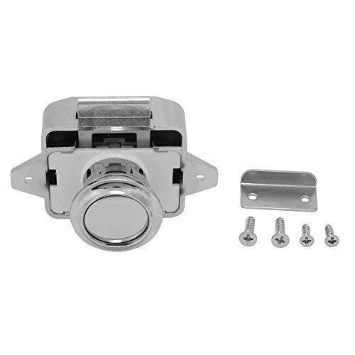Push-Lock - 3pcs Caravan Push Button Schlösser Kabinett-Fach-Sicherheits Latch-Verschluss von Samfox
