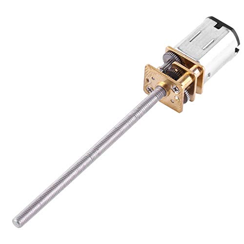 Samfox DC 6V Getriebemotor Mit Lang M3 * 55MM - 30/60/100/150 UpM Leitspindel Gewinde Abtreibenden Welle (Auflage : 100RPM) von Samfox