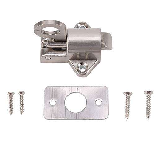 Samfox Fallenschloss - Fensterschloss Sicherheit Pull Ring Feder Bounce Türriegel Aluminium Latch-Verschluss von Samfox