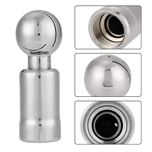 Sanitär Edelstahl Rotary CIP Tank Spray Reinigungskugel 3/4"Gewinde Innenanschluss 360 Grad Spraykugel Reinigungsradius 1-6m von Samfox