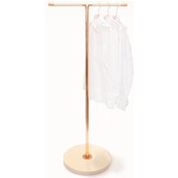 Kupfer Und Holz Kleiderständer T-Rack von SamichiDesign