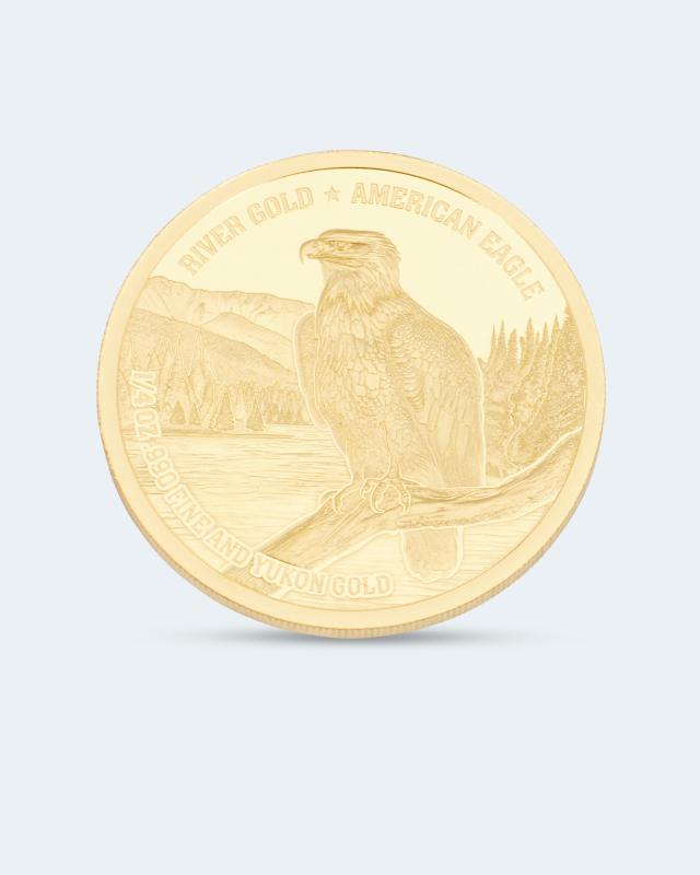 Goldmünze Rivergold American Eagle von Sammlermünzen Reppa