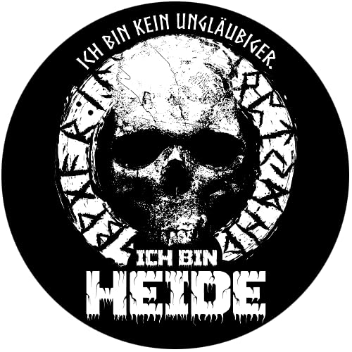 Ich bin kein Ungläubiger-Ich bin Heide Aufkleber 10 cm von Sammys Shirt Store