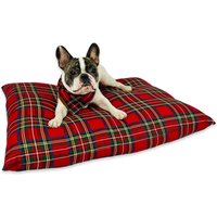 Roter Stewart Tartan Bettbezug, Rot Grün Karaffe Bett Bett Bett, Nachhaltige Haustier Bezug Für Kleine Bis Große Haustiere, Eco Friendly Gifts von SammysBedsandThreads